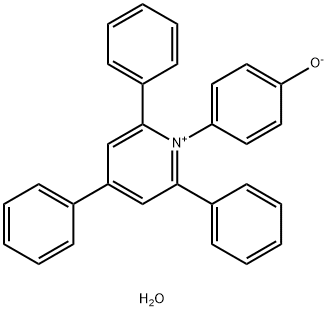 1-(4-羟基苯基)-2,4,6-三苯基吡啶鎓内盐水合物 结构式