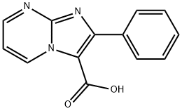 2-苯基咪唑并[1,2-A]嘧啶-3-羧酸 结构式
