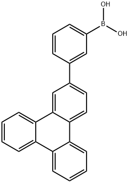 3-(三亚苯-2-基)苯硼酸 结构式