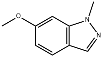 6-甲氧基-1-甲基-1氢-吲唑 结构式
