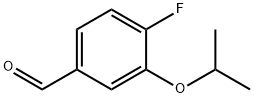 4-氟-3-异丙氧基苯甲醛 结构式