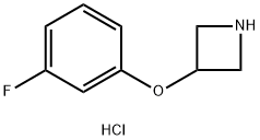 3-(3-氟苯氧基)吖啶盐酸盐 结构式