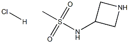 N-(3-吖啶基)甲磺酰胺盐酸盐 结构式
