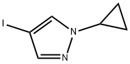 1-环丙基-4-碘-1H-吡唑 结构式