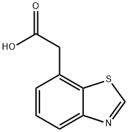 2-(苯并[D]噻唑-7-基)乙酸 结构式