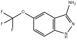 5-(trifluoromethoxy)-1H-indazol-3-amine 结构式