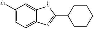 5-氯-2-环己基-1H-苯并[D]咪唑 结构式