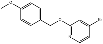 4-溴-2-((4-甲氧基苄基)氧基)吡啶 结构式