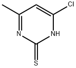 6-氯-4-甲基嘧啶-2(1H)-硫酮 结构式