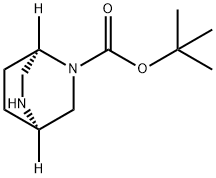 (1R,4R)-2,5-二氮杂双环[2.2.2]辛烷-2-羧酸叔丁酯 结构式