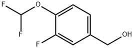 (4-(DIFLUOROMETHOXY)-3-FLUOROPHENYL)METHANOL 结构式