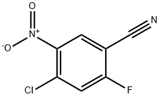 4-氯-2-氟-5-硝基苯甲腈 结构式