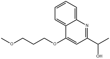 1-(4-(3-甲氧基丙氧基)喹啉-2-基)乙醇 结构式