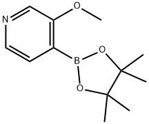 3-甲氧基-4-吡啶硼酸频那醇酯 结构式