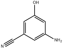 3-AMINO-5-HYDROXYBENZONITRILE 结构式