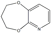 3,4-dihydro-2H-[1,4]dioxepino[2,3-b]pyridine 结构式