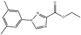 ethyl 1-(3,5-dimethylphenyl)-1H-1,2,4-triazole-3-carboxylate 结构式