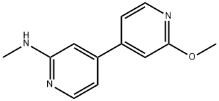 2'-甲氧基-N-甲基-[4,4'-联吡啶]-2-胺 结构式