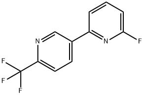 6-氟-6'-(三氟甲基)-2,3'-联吡啶 结构式
