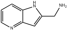 (1H-吡咯并[3,2-B]吡啶-2-基)甲胺 结构式