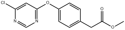 甲基2-(4-((6-氯吡啶-4-基)氧基)苯基)乙酸酯 结构式