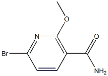 6-溴-2-甲氧基烟酰胺 结构式