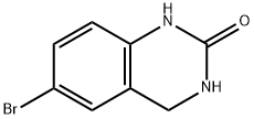 6-溴-3,4-二氢喹唑啉-2-酮 结构式