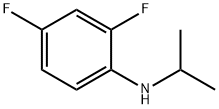 N-异丙基-2,4-二氟苯胺 结构式