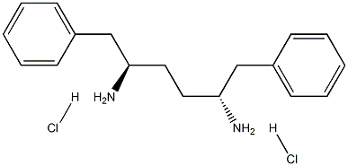 (2R,5R)-1,6-二苯基-2,5-己二胺盐酸盐 结构式