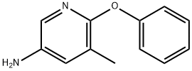 5-甲基-6-苯氧基吡啶-3-胺 结构式