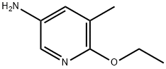 6-乙氧基-3-氨基-5-甲基吡啶 结构式