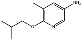 6-异丁氧基-3-氨基-5-甲基吡啶 结构式