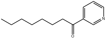 1-(吡啶-3-基)辛烷-1-酮 结构式