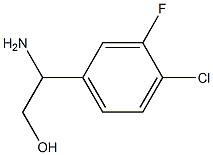 B-氨基-4-氯-3-氟苯乙醇 结构式