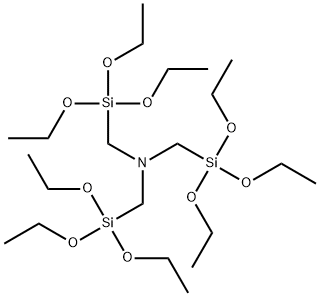 三(三乙氧基硅基甲基)胺 结构式