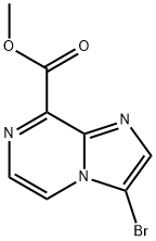 3-溴吲哚[1,2-A]吡嗪-8-甲酸甲酯 结构式