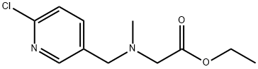 [(6-氯-吡啶-3-基甲基)-甲基-氨基]-乙酸乙酯 结构式