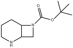 7-BOC-2,7-二氮杂二环[4.2.0]辛烷 结构式