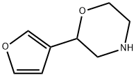 2-(呋喃-3-基)吗啉 结构式