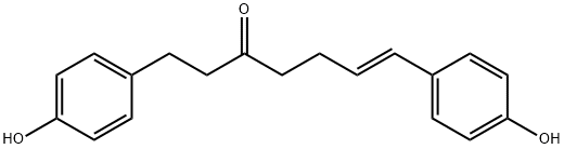 (6E)-1,7-二(4-羟基苯基)-6-庚烯-3-酮 结构式