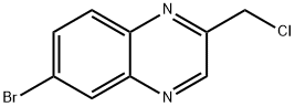 6-溴-2-(氯甲基)喹喔啉 结构式