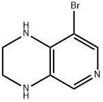 8-溴-1,2,3,4-四氢吡啶并[3,4-B]吡嗪 结构式