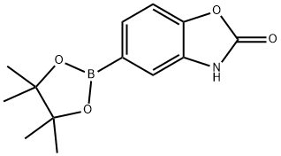 2-氧代-2,3-二氢苯并噁唑-5-硼酸频哪醇酯 结构式