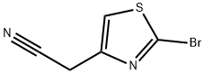 2-(2-溴噻唑-4-基)乙腈 结构式