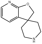 2H-螺[呋喃[2,3-B]吡啶-3,4'-哌啶 结构式