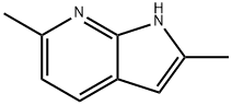 2,6-DiMethyl-1H-pyrrolo[2,3-b]pyridine 结构式