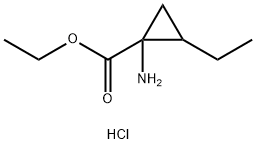 乙基1-氨基-2-乙基环丙烷羧酸酯盐酸盐 结构式