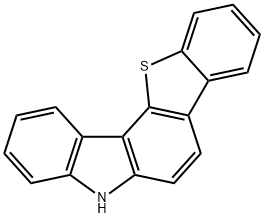 5H-[1]苯并噻吩并[3,2-C]咔唑 结构式