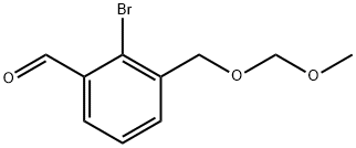 2-broMo-3-((MethoxyMethoxy)Methyl)benzaldehyde 结构式