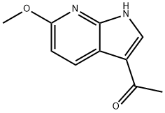 3-Acetyl-6-Methoxy-7-azaindole 结构式